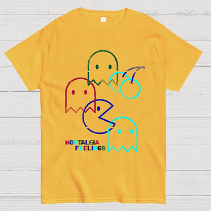 Vintage Game Neon Lines Unisex Geek T-Shirt