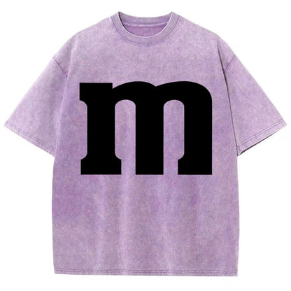 Fun letter M Vintage Distressed T-shirt