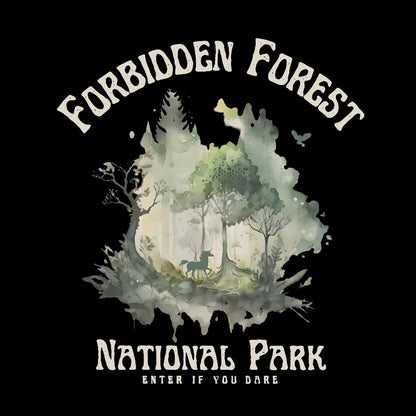 Forbidden Forest National Park Geek T-Shirt
