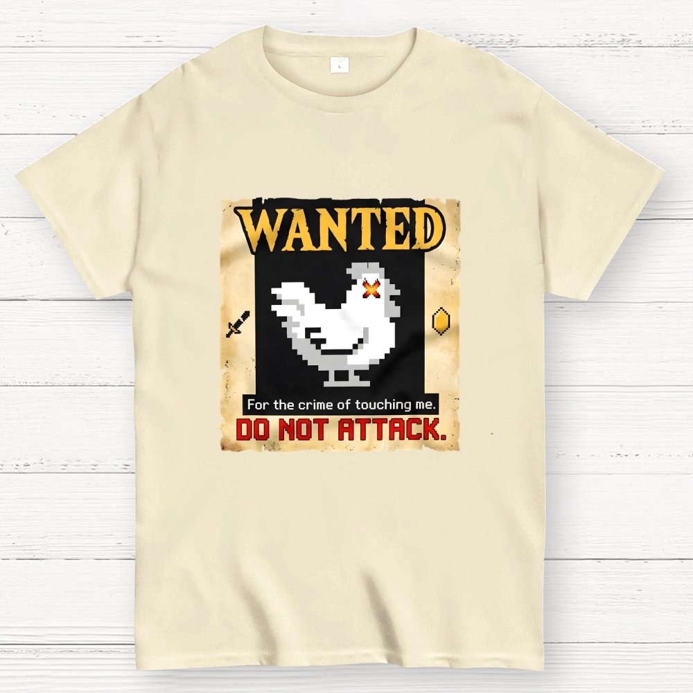 Wanted For The Crime Of Touching Me Art Print Geek T-Shirt