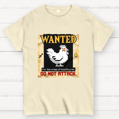 Wanted For The Crime Of Touching Me Art Print Geek T-Shirt