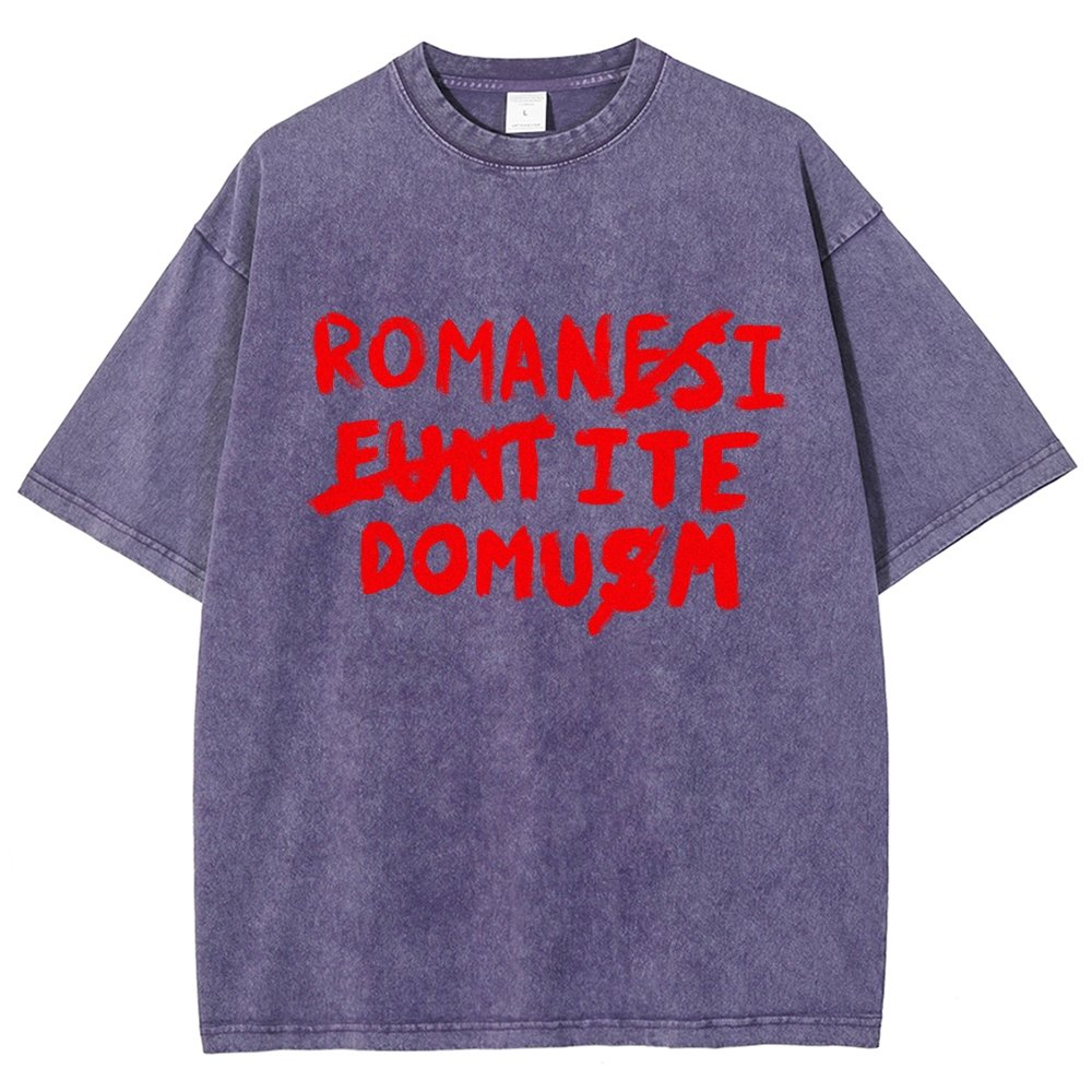 Romani Ite Domum Vintage Distressed T-shirt