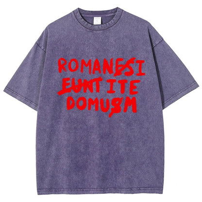 Romani Ite Domum Vintage Distressed T-shirt