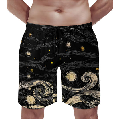 Starry Sky And Night Geek Shorts