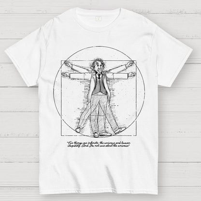 Vitruvian Genius Geek T-Shirt