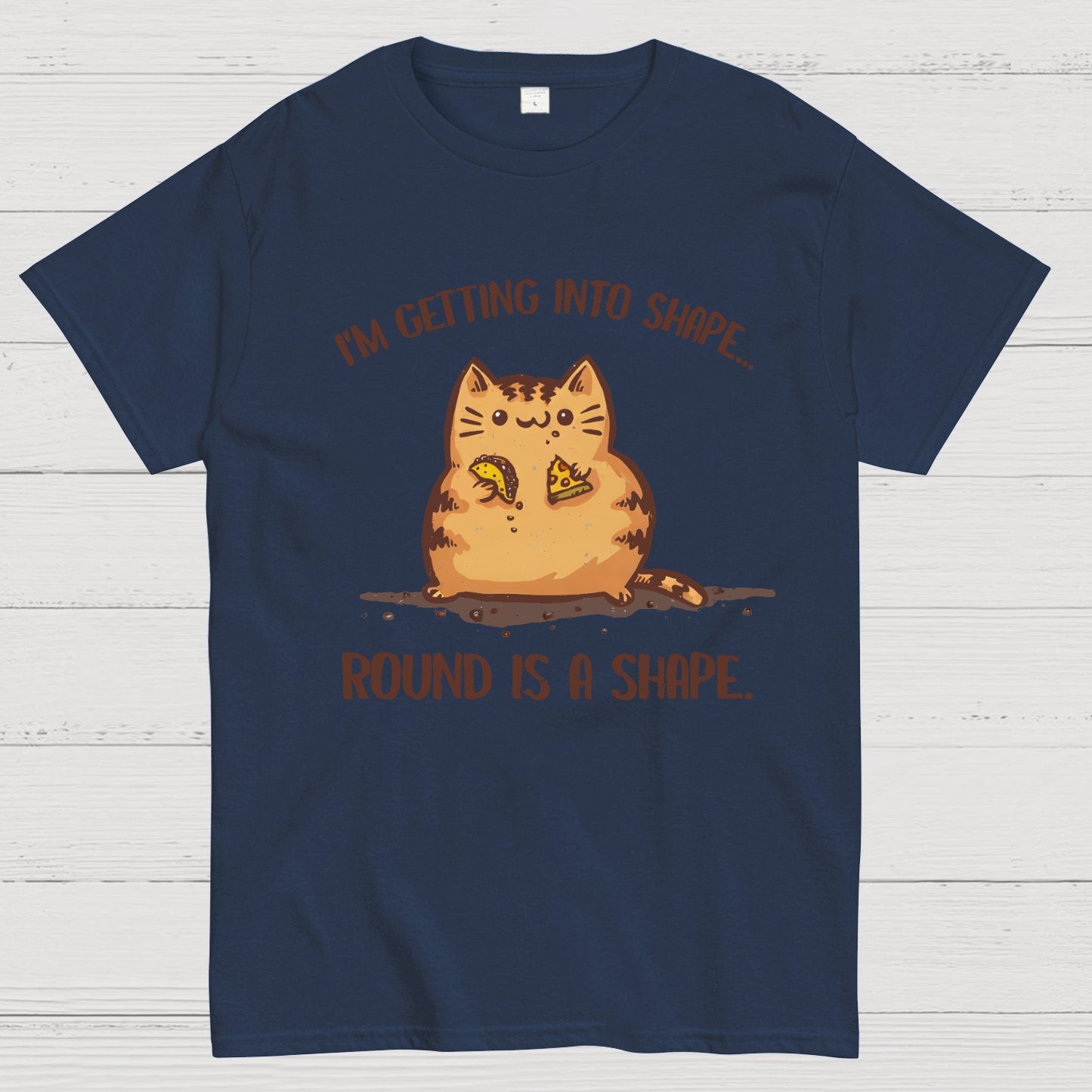 Round is a Shape Geeky T-Shirt