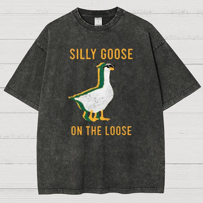 Silly Goose On The Loose Vintage Distressed T-shirt