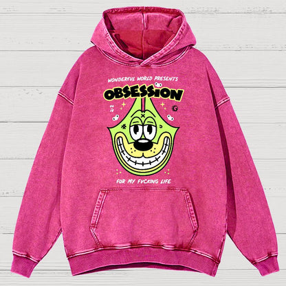 Obsession! Sarcasm Vintage Distressed Hoodie