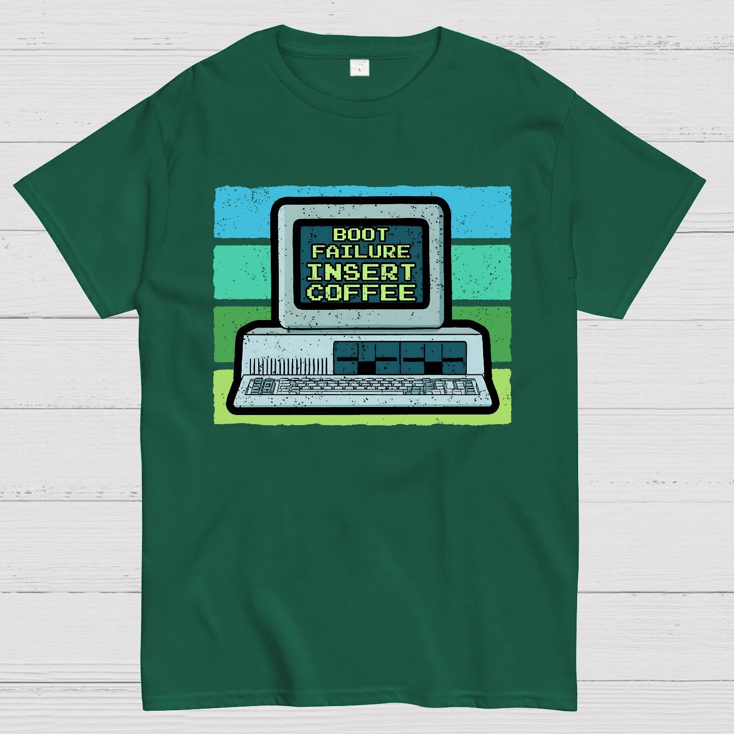 Boot Failure - Insert Coffee Geek T-Shirt