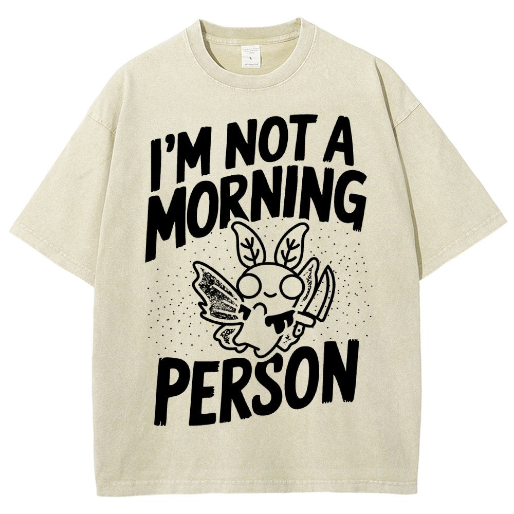 Not a Morning Bug Vintage Distressed T-shirt