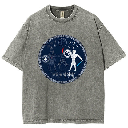 Greek Wars Vintage Distressed T-shirt