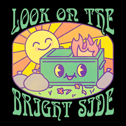 Optimistic Dumpster Fire Geek T-Shirt