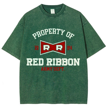 Property of red ribbon Vintage Distressed T-shirt