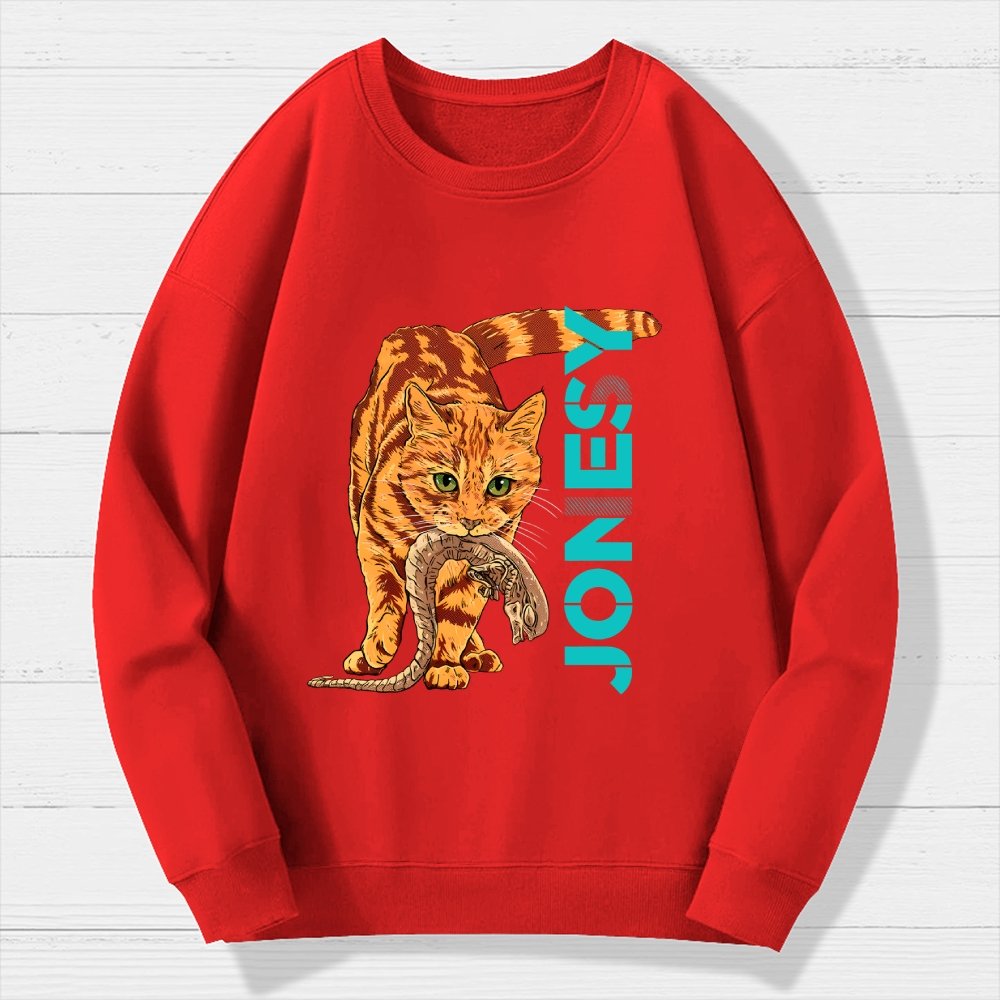 Jonesy Geek Cotton Sweatshirt