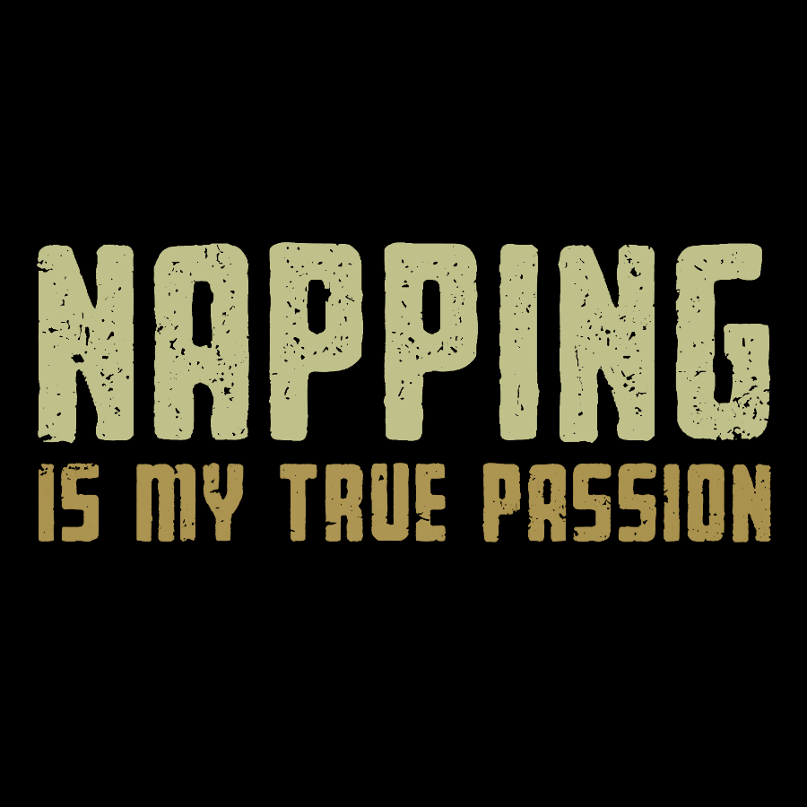 Napping is My Passion Geeky T-Shirt