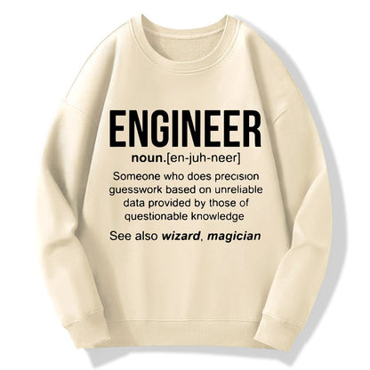Engineer Geek Cotton Sweatshirt