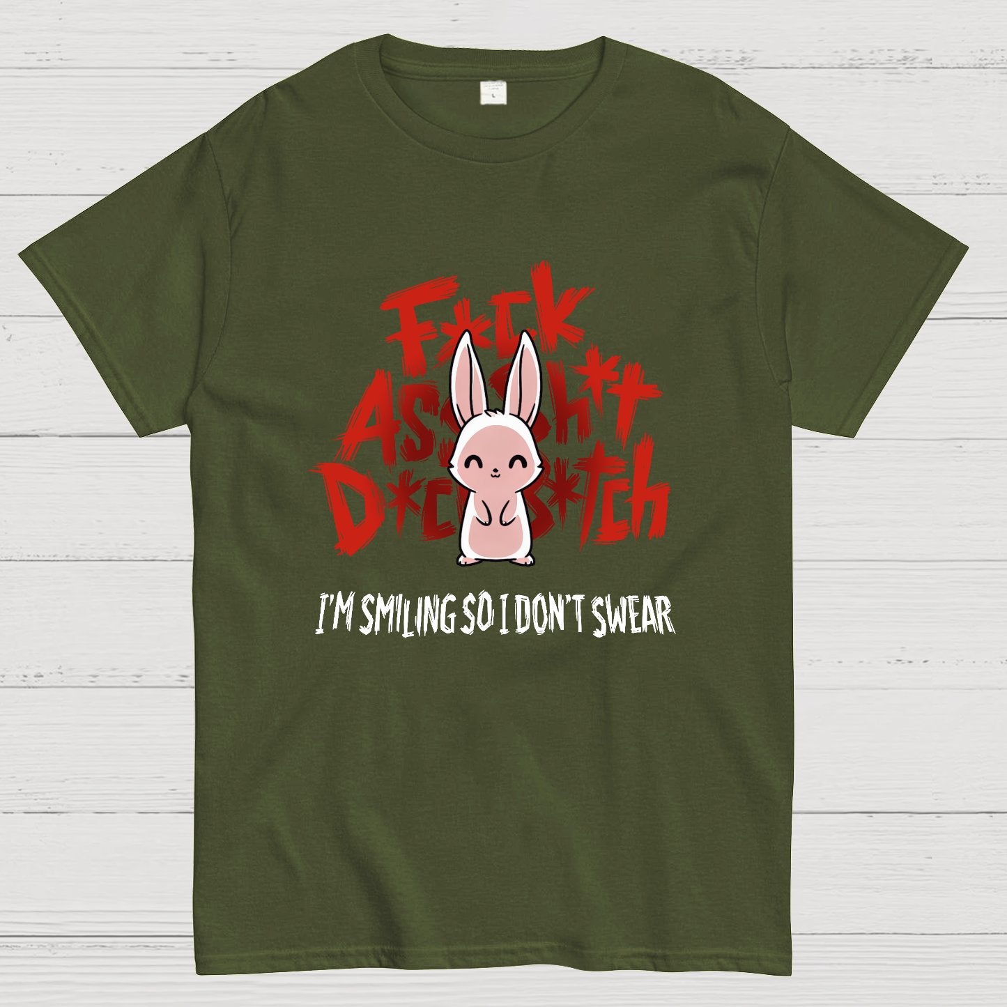 I‘m Smiling So I Don't Swear Geek T-Shirt