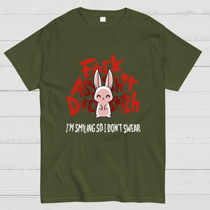 I‘m Smiling So I Don't Swear Geek T-Shirt