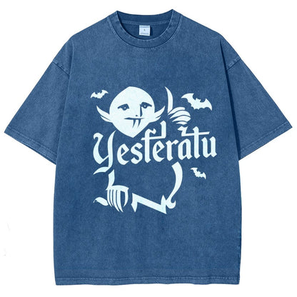 Mysterious Creature Vintage Distressed T-shirt