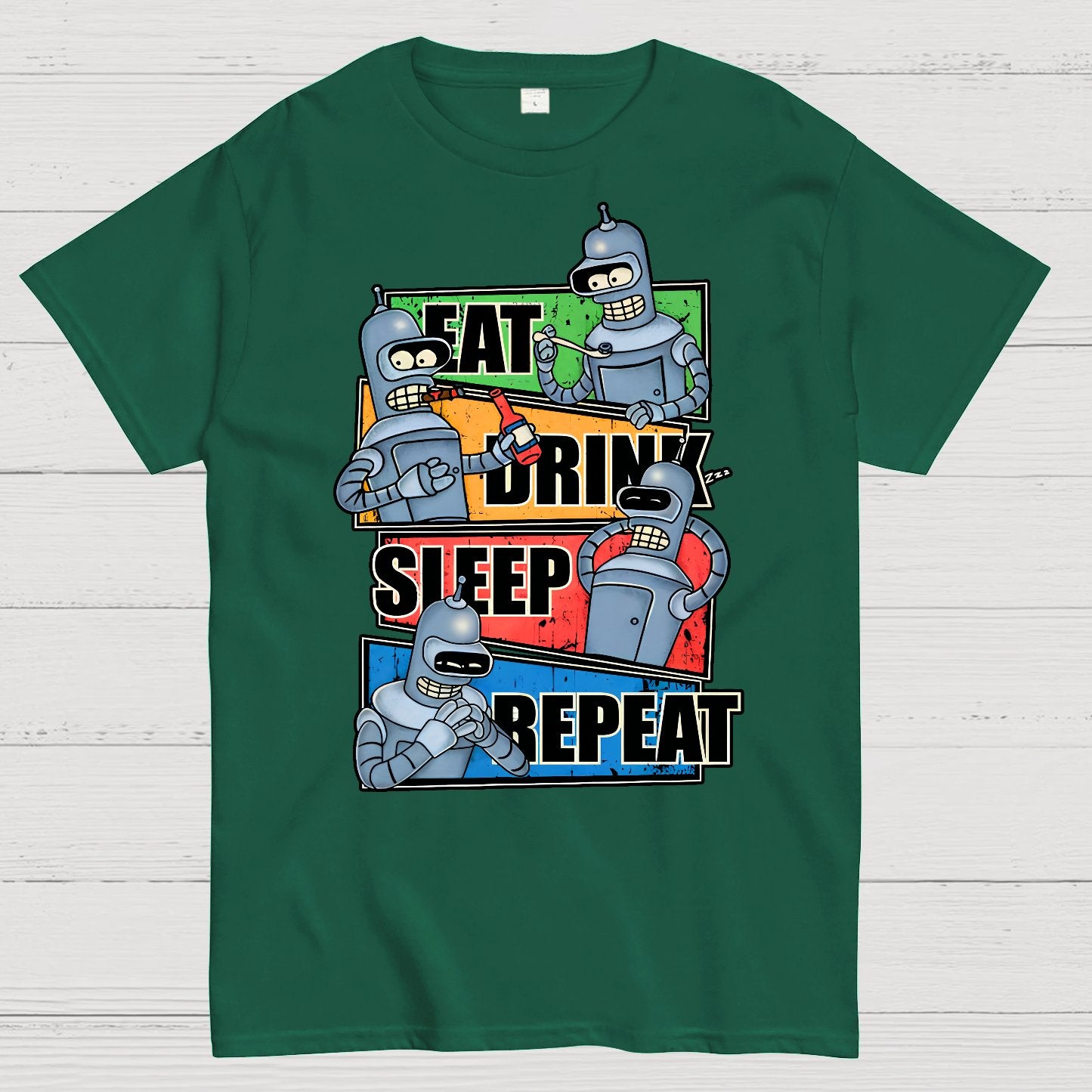 Eat Drink Sleep Repeat Geek T-Shirt