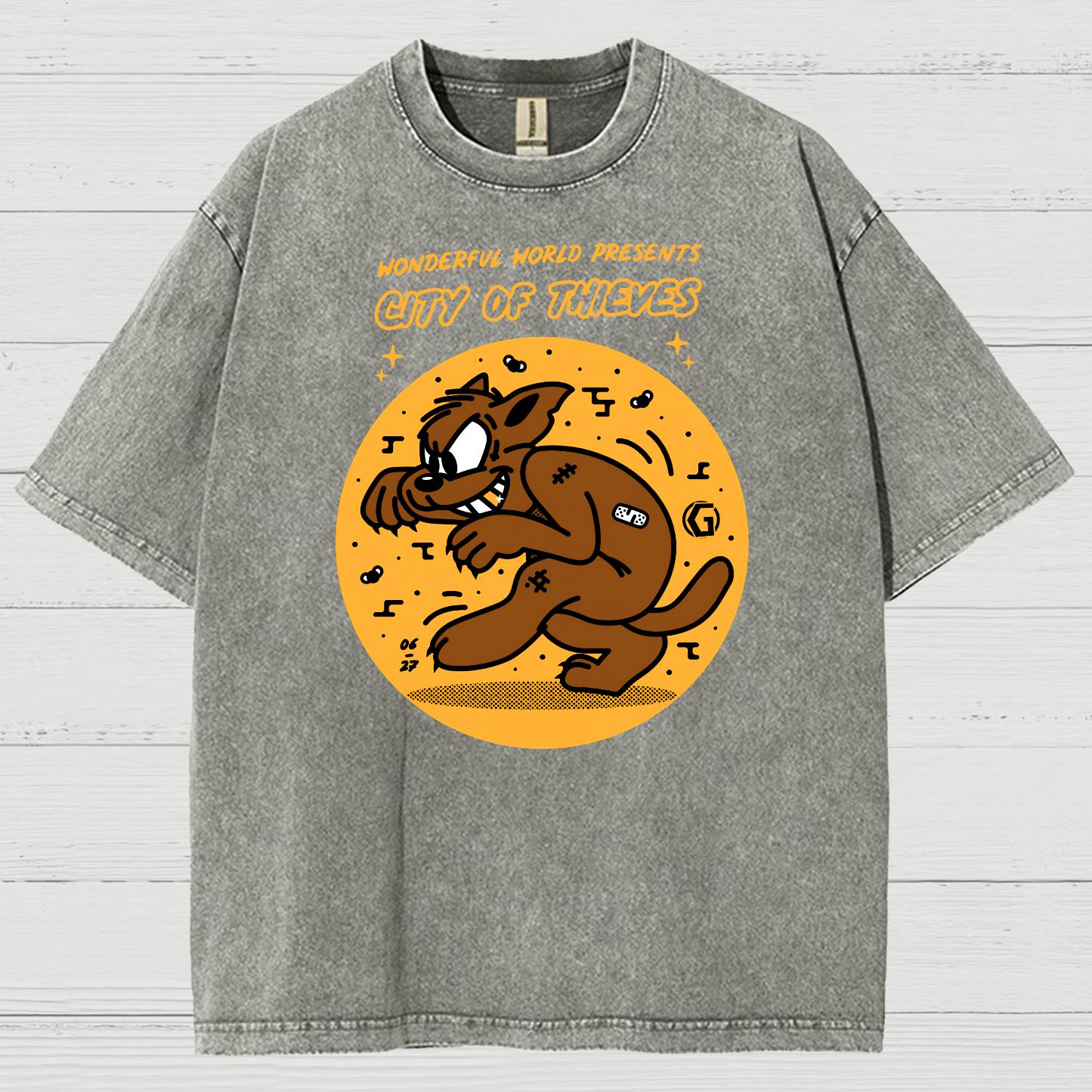 City Of Thieves! Sarcasm Vintage Distressed T-shirt