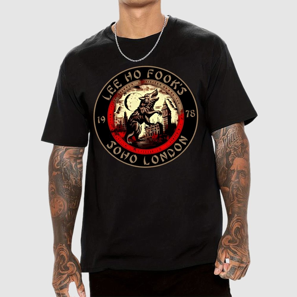 Lee Ho Fooks - Soho London - 1978 Werewolves of London Unisex Geek T-Shirt
