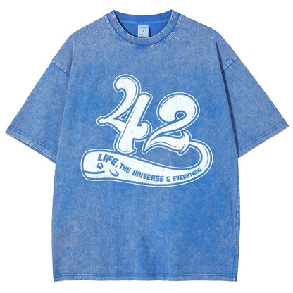 42 Life Vintage Distressed T-shirt