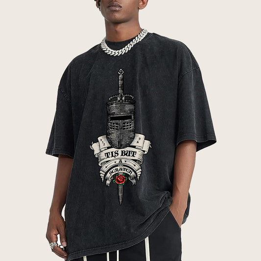 It is but a scratch. Vintage Distressed T-shirt
