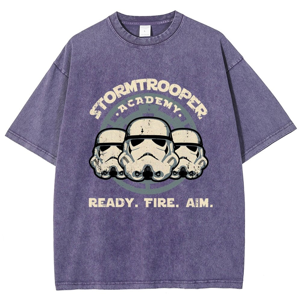 Ready. Fire. Aim. Vintage Distressed T-shirt
