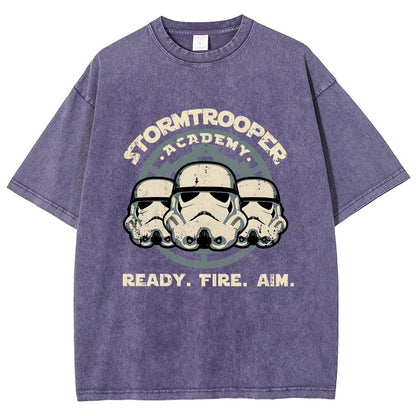Ready. Fire. Aim. Vintage Distressed T-shirt
