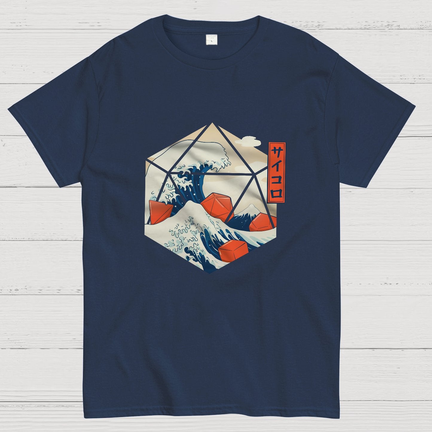 Great Wave of Dice Geeky T-Shirt
