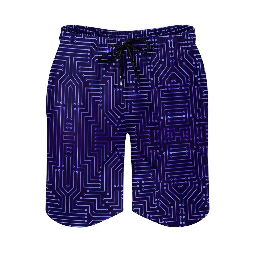 Circuit Board Geek Shorts