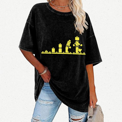 Bricks Evolution Vintage Distressed T-shirt