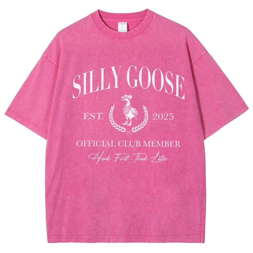 Silly Goose Official Club Vintage Distressed T-shirt