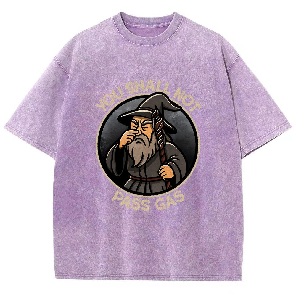 You Shall Not Pass Gas Vintage Distressed T-shirt