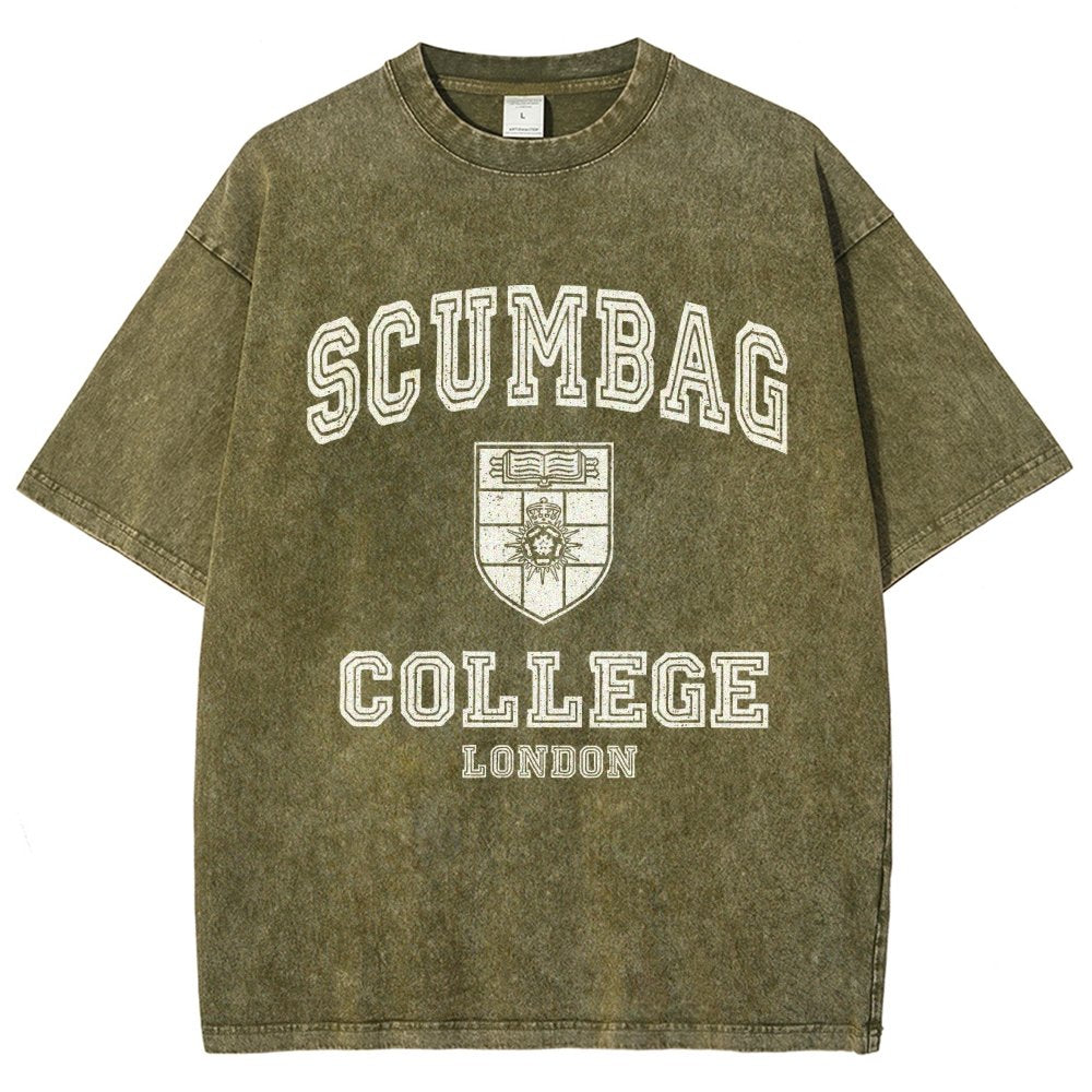 Scumbag College Vintage Distressed T-shirt