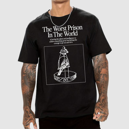 Bird in a cage Geek T-Shirt