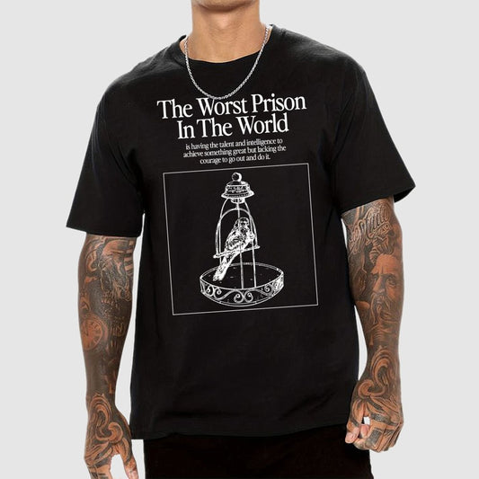 Bird in a cage Geek T-Shirt