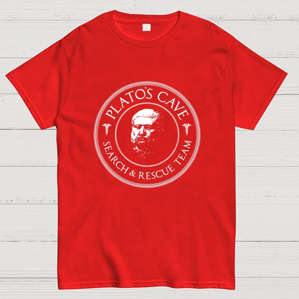 Plato's Cave Search And Rescue Team Geek T-Shirt