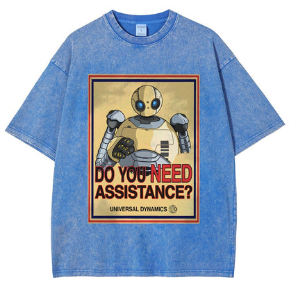 Do You Need Assistance Vintage Distressed T-shirt