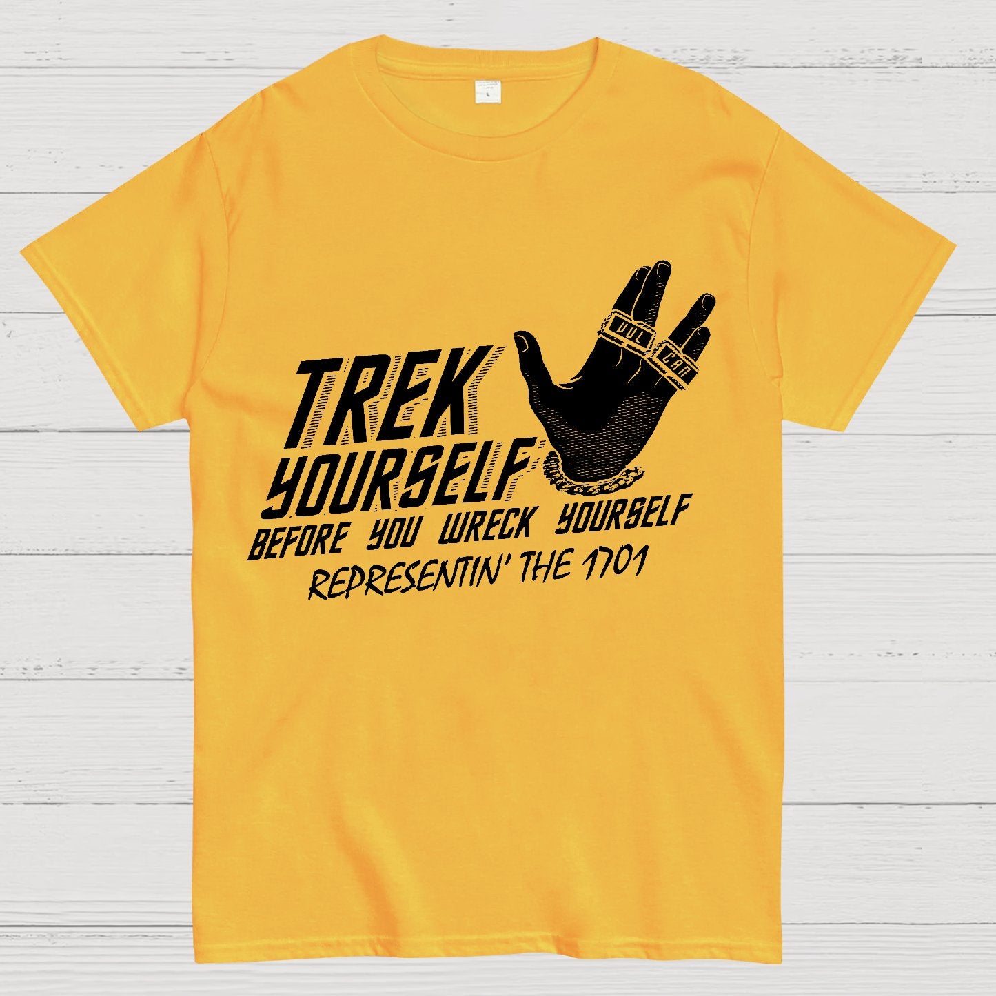 Trek Yourself Before You Wreck Yourself Geek T-Shirt