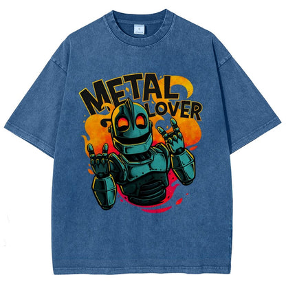 Giant Metal Lover Vintage Distressed T-shirt
