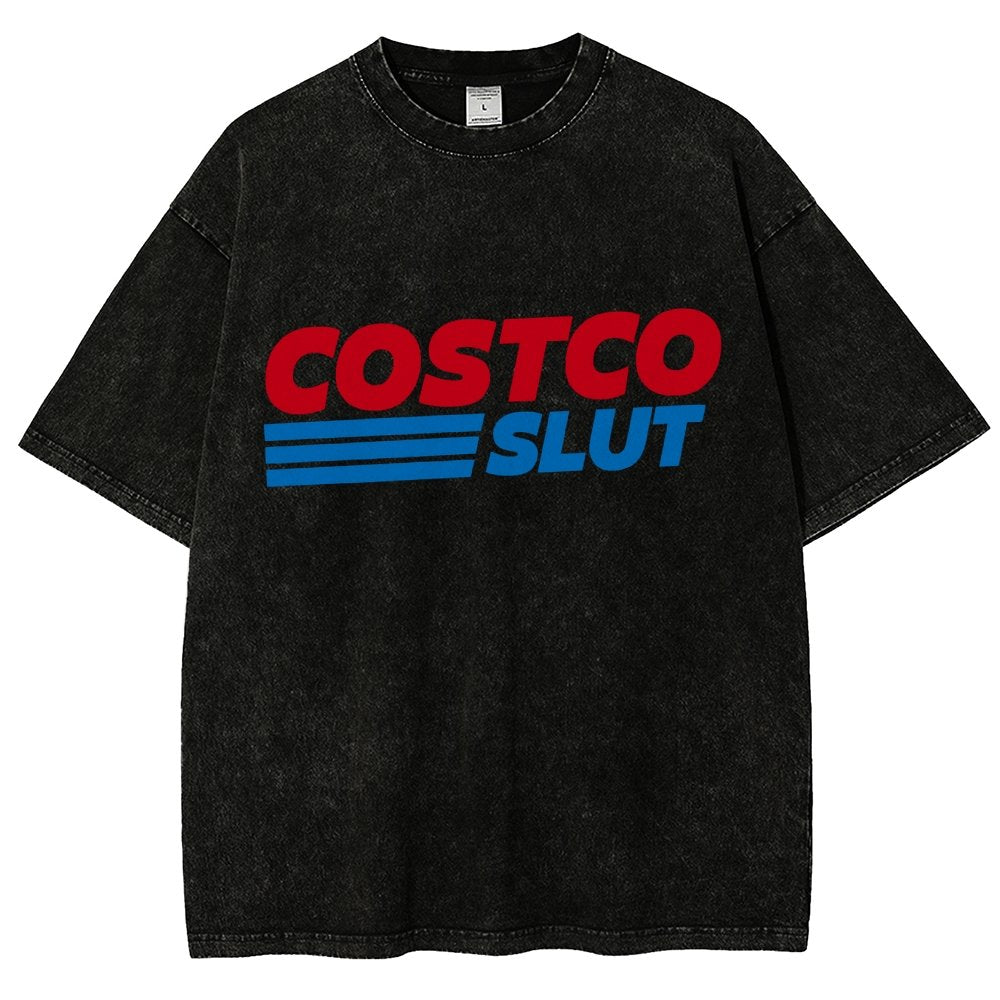 Costco Slut Vintage Distressed T-shirt