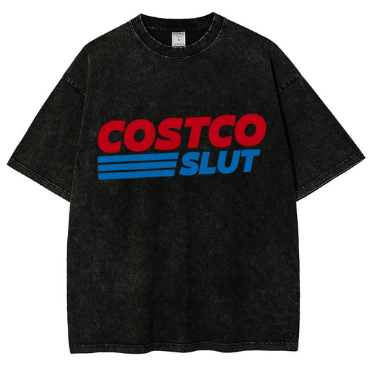 Costco Slut Vintage Distressed T-shirt