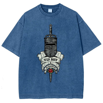 It is but a scratch. Vintage Distressed T-shirt