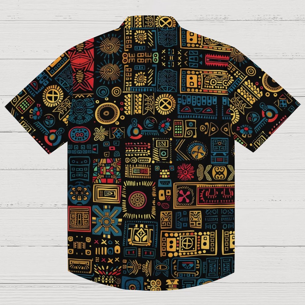 Mysterious Egyptian Ancient Art Prints Geek Hawaiian Shirt
