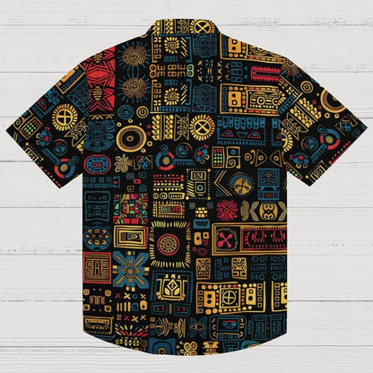 Mysterious Egyptian Ancient Art Prints Geek Hawaiian Shirt