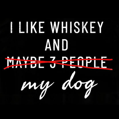 I like Whiskey and my Dog Vintage Distressed Washed Tank