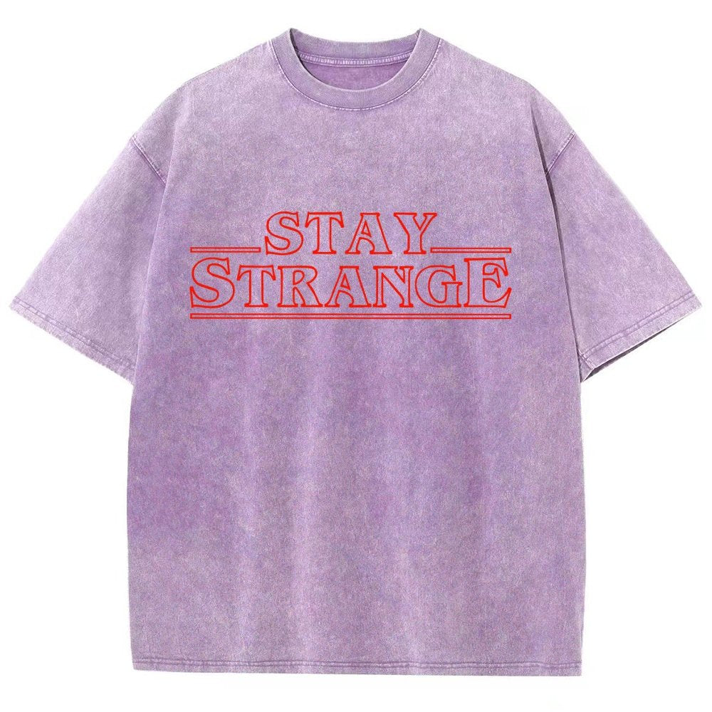 Stay Strange Vintage Distressed T-shirt