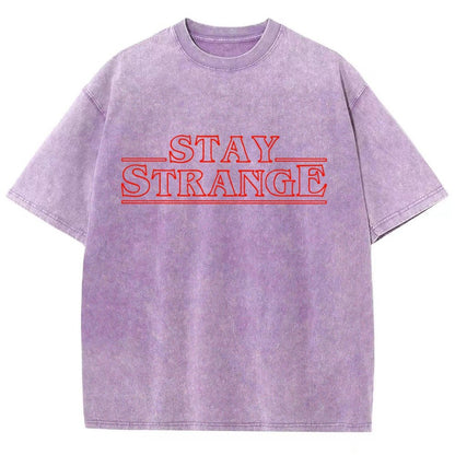 Stay Strange Vintage Distressed T-shirt